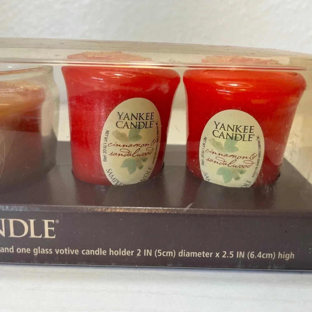 Yankee Candle RETIRED Votive Set Unisex OS Multicolor 5 Candles 1 Holder Sampler